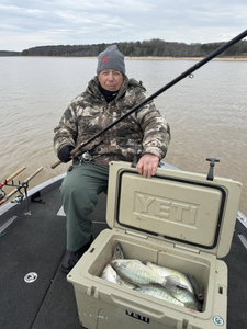 Crappie in the boat, mission complete!